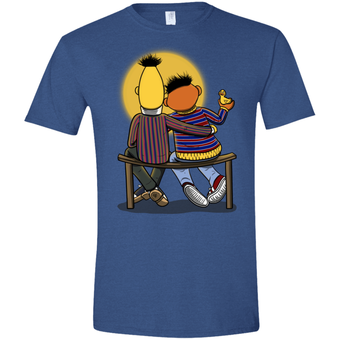 T-Shirts Heather Royal / X-Small Sunset Street Men's Semi-Fitted Softstyle