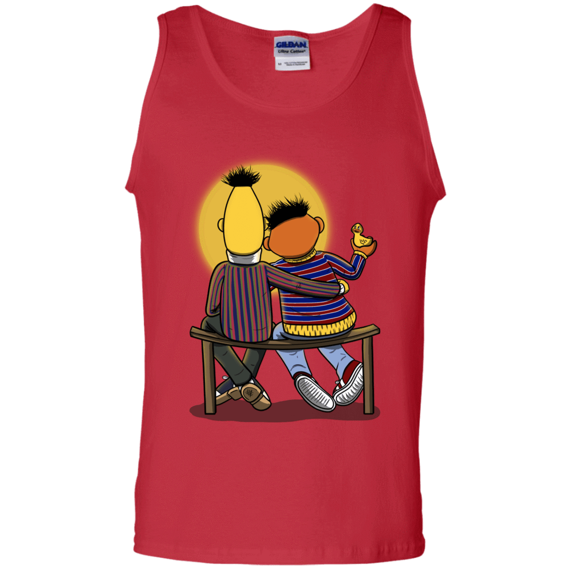 T-Shirts Red / S Sunset Street Men's Tank Top