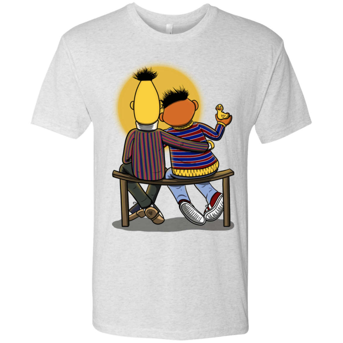 T-Shirts Heather White / S Sunset Street Men's Triblend T-Shirt