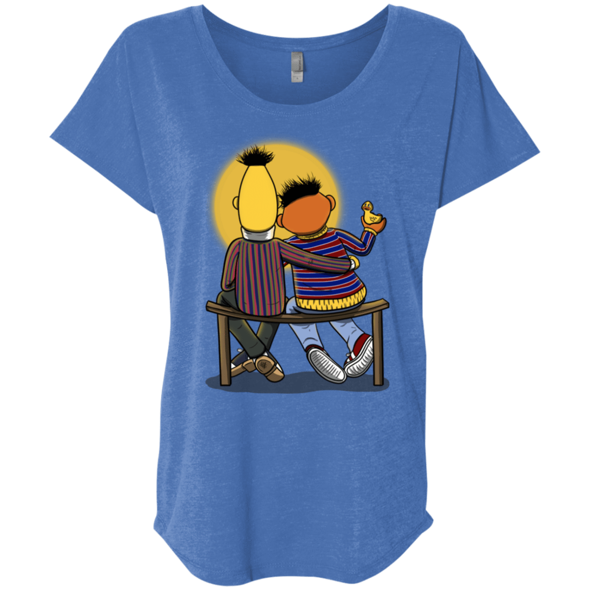 T-Shirts Vintage Royal / X-Small Sunset Street Triblend Dolman Sleeve