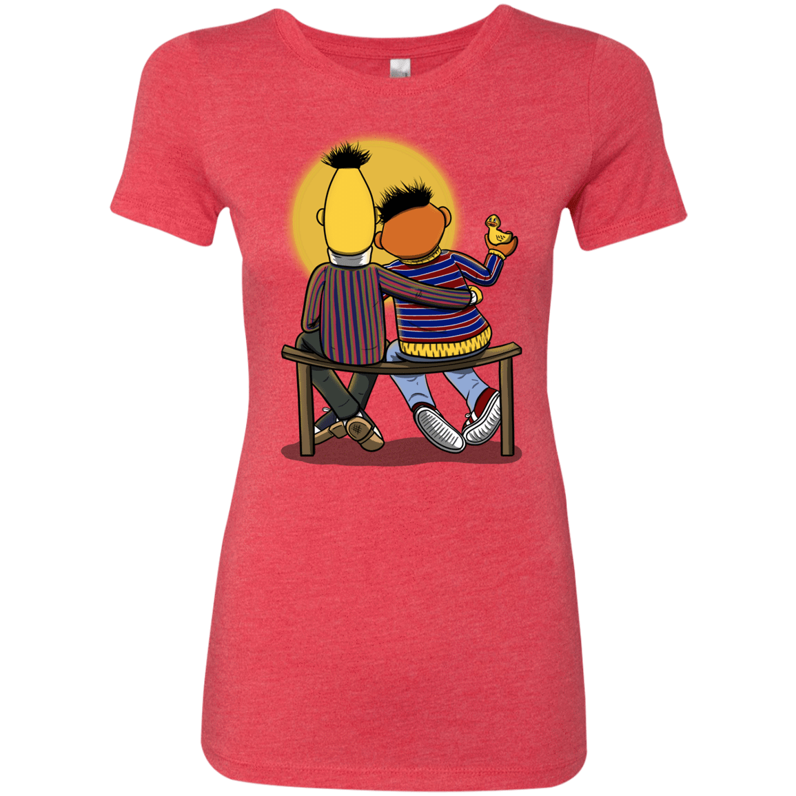 T-Shirts Vintage Red / S Sunset Street Women's Triblend T-Shirt