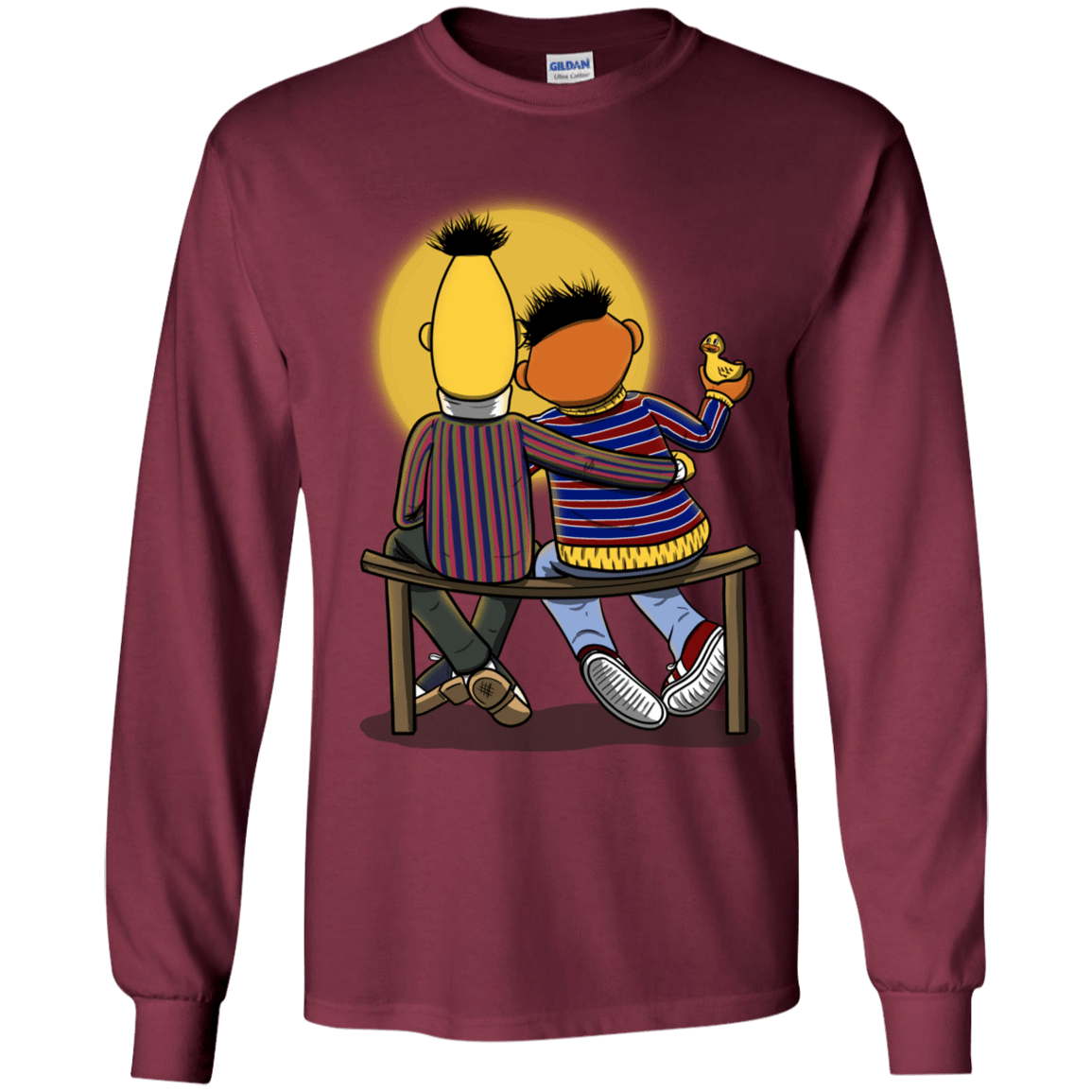 T-Shirts Maroon / YS Sunset Street Youth Long Sleeve T-Shirt