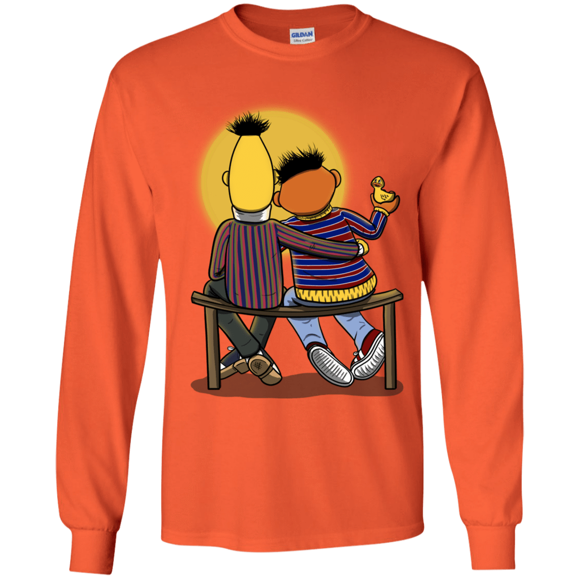 T-Shirts Orange / YS Sunset Street Youth Long Sleeve T-Shirt