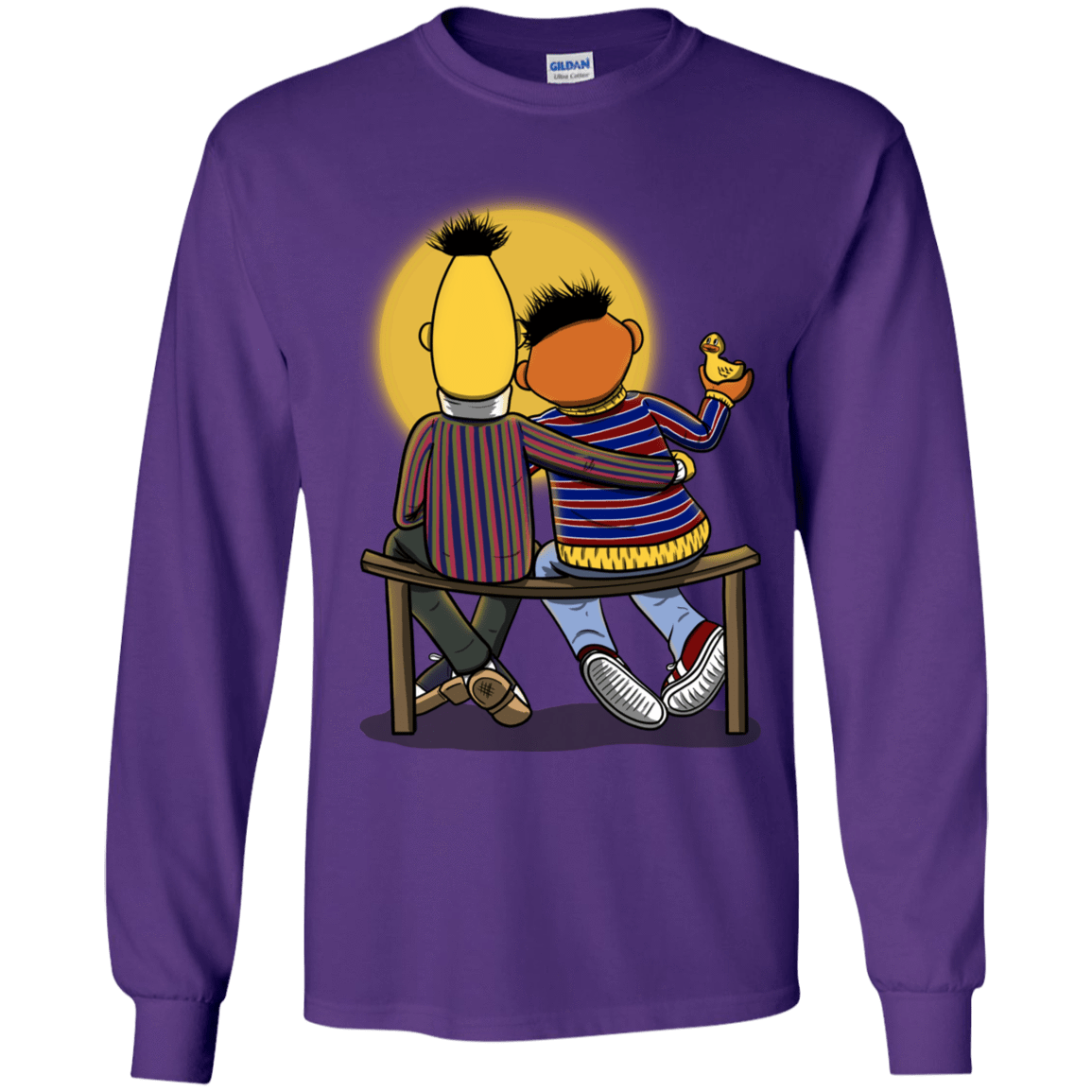 T-Shirts Purple / YS Sunset Street Youth Long Sleeve T-Shirt