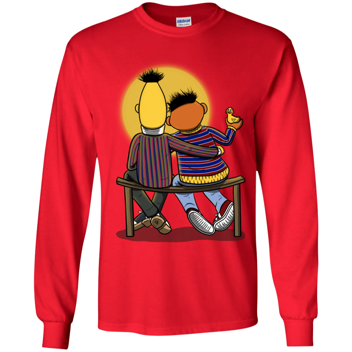 T-Shirts Red / YS Sunset Street Youth Long Sleeve T-Shirt