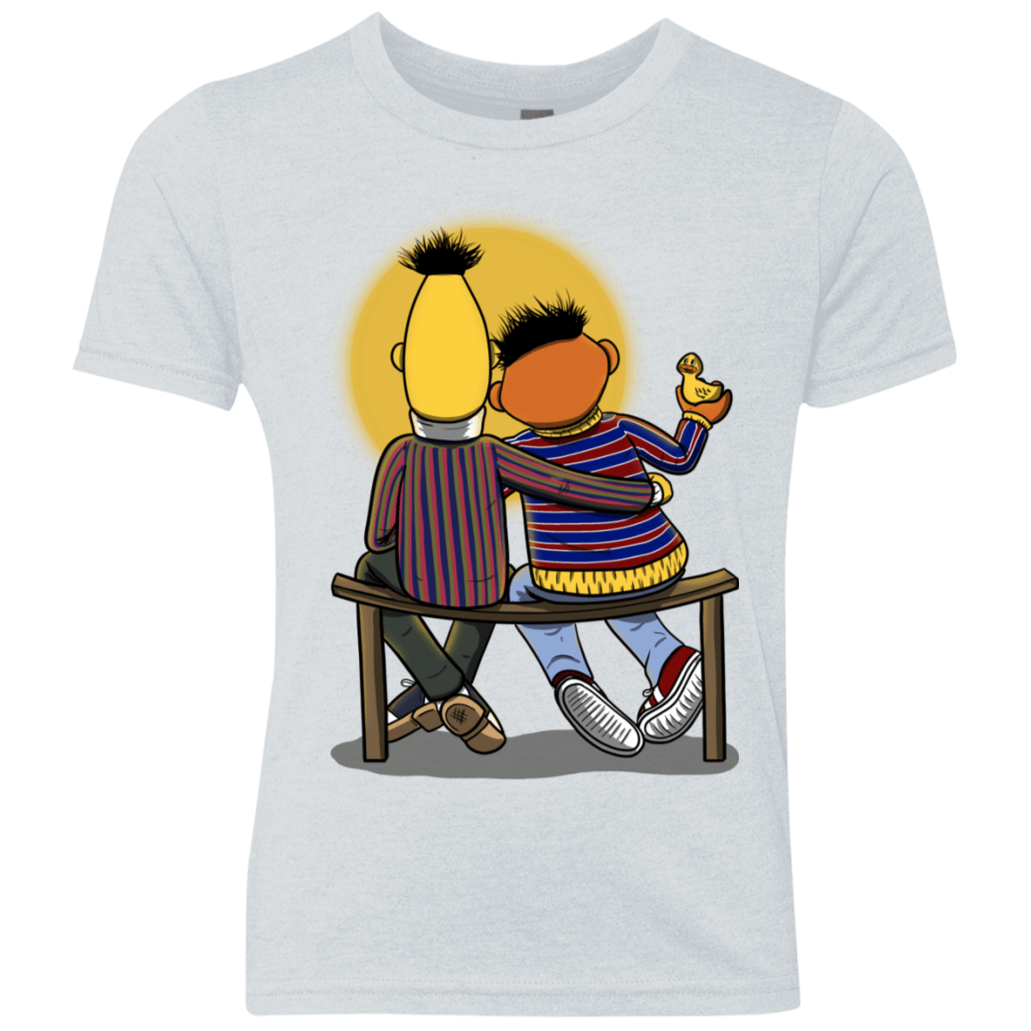 T-Shirts Heather White / YXS Sunset Street Youth Triblend T-Shirt