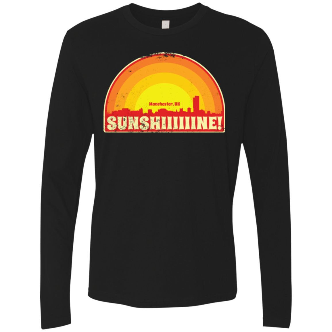 T-Shirts Black / Small Sunshine Men's Premium Long Sleeve