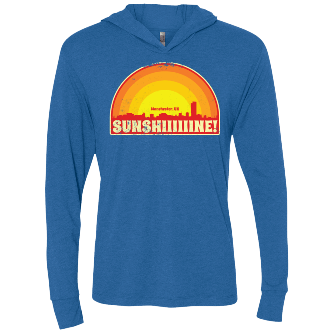 T-Shirts Vintage Royal / X-Small Sunshine Triblend Long Sleeve Hoodie Tee