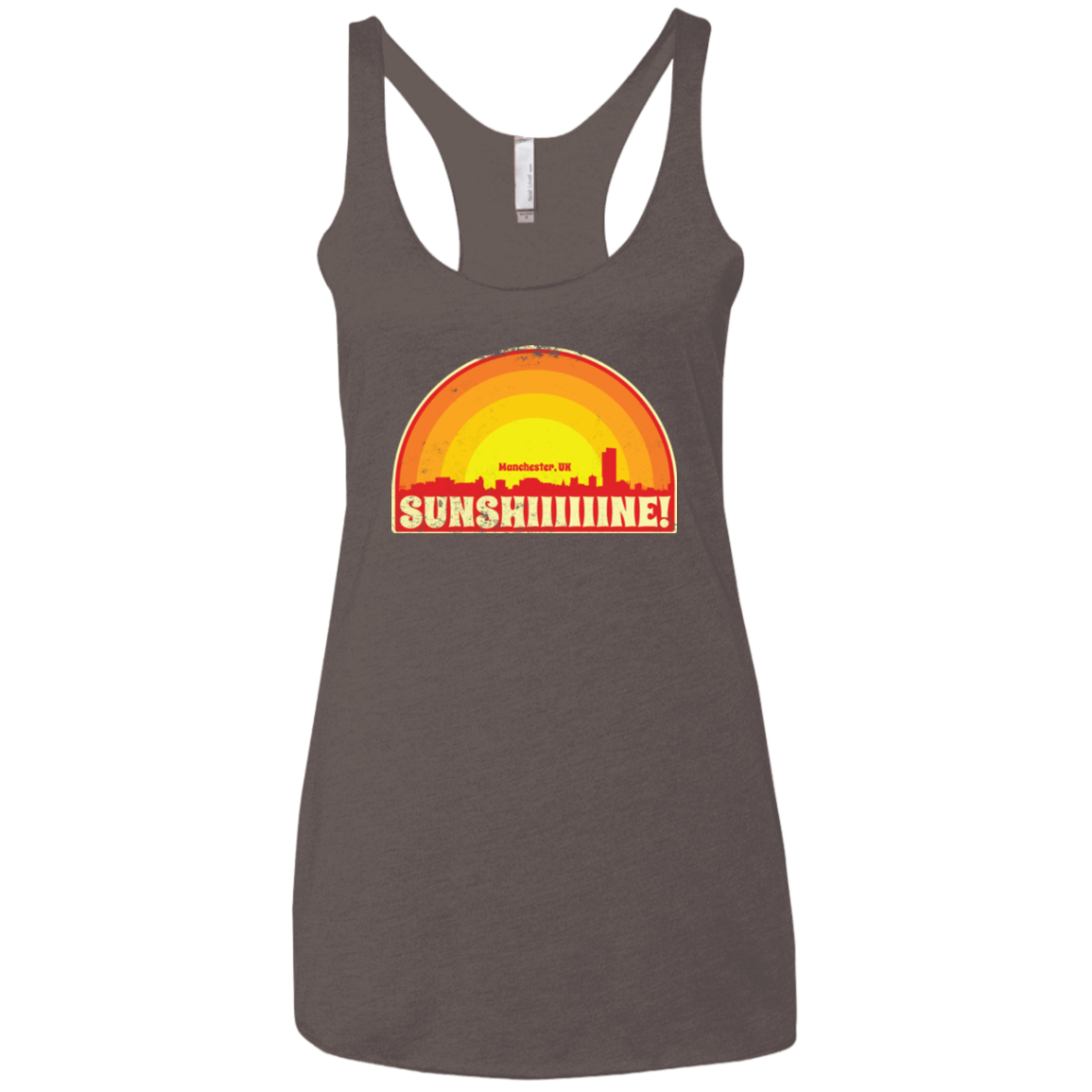 T-Shirts Macchiato / X-Small Sunshine Women's Triblend Racerback Tank