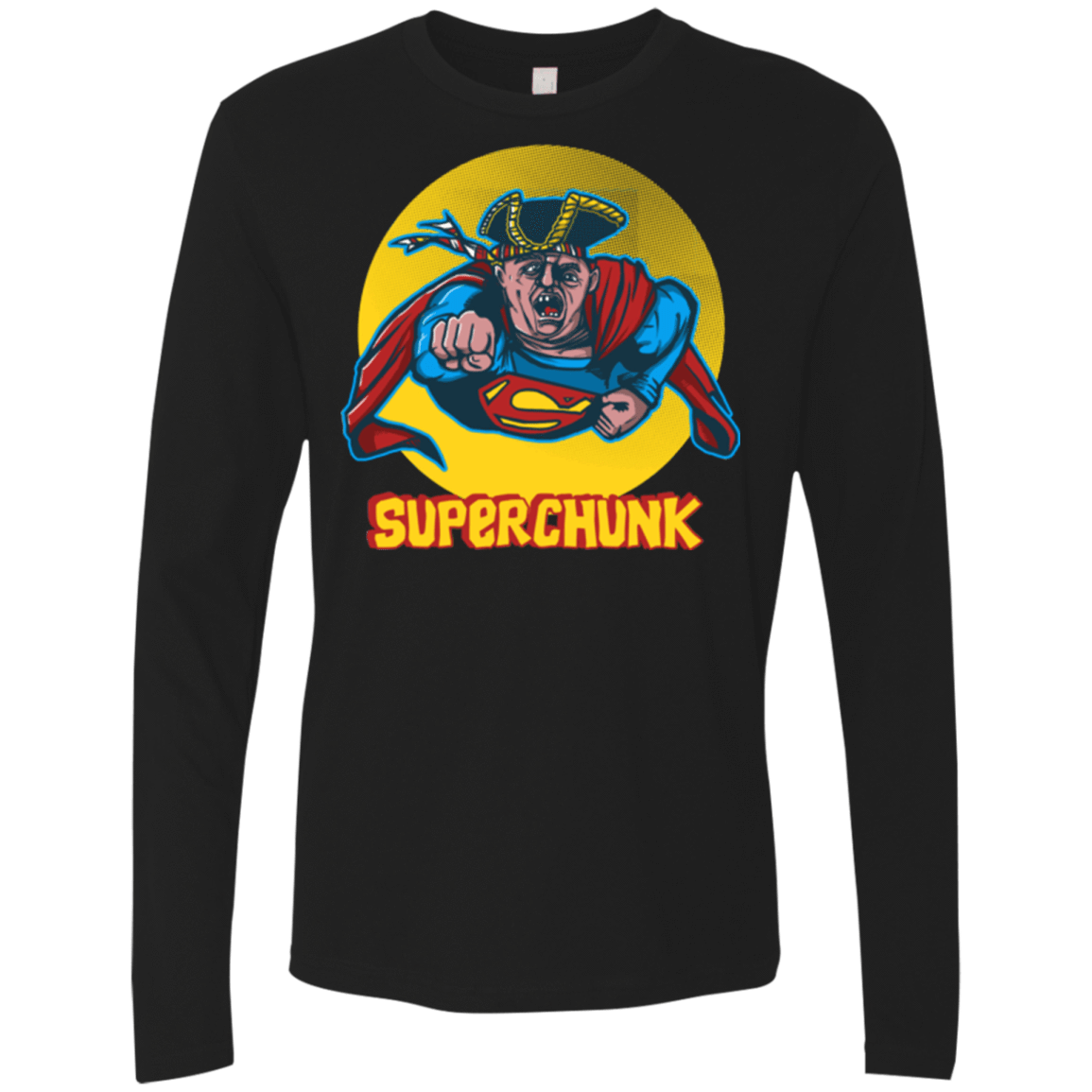 T-Shirts Black / S Super Chunk Men's Premium Long Sleeve