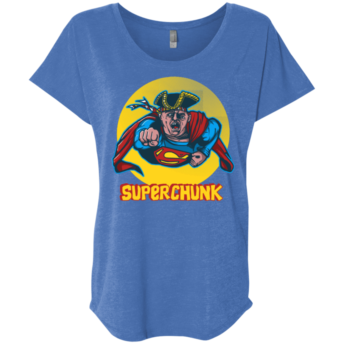 T-Shirts Vintage Royal / X-Small Super Chunk Triblend Dolman Sleeve