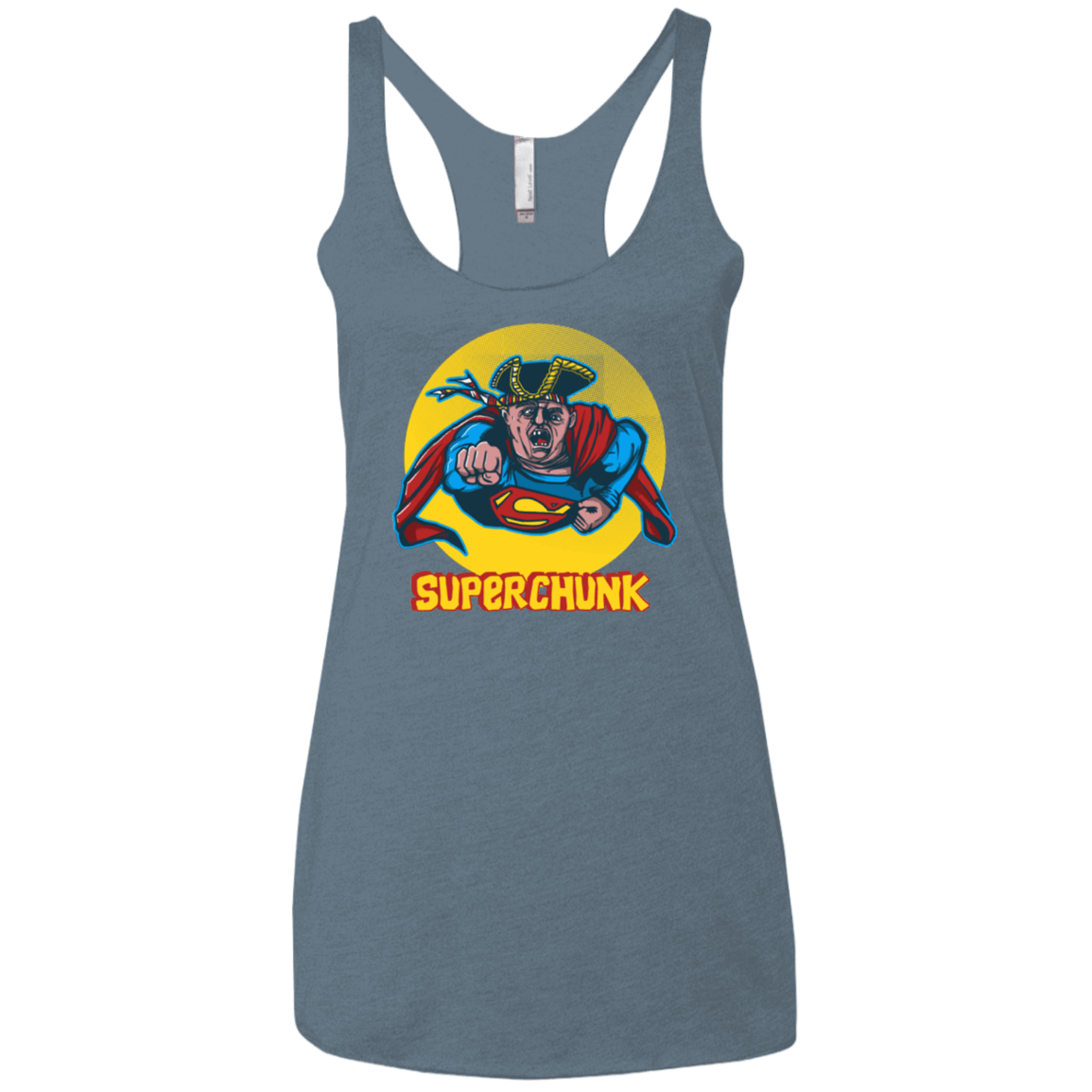 T-Shirts Indigo / X-Small Super Chunk Women's Triblend Racerback Tank