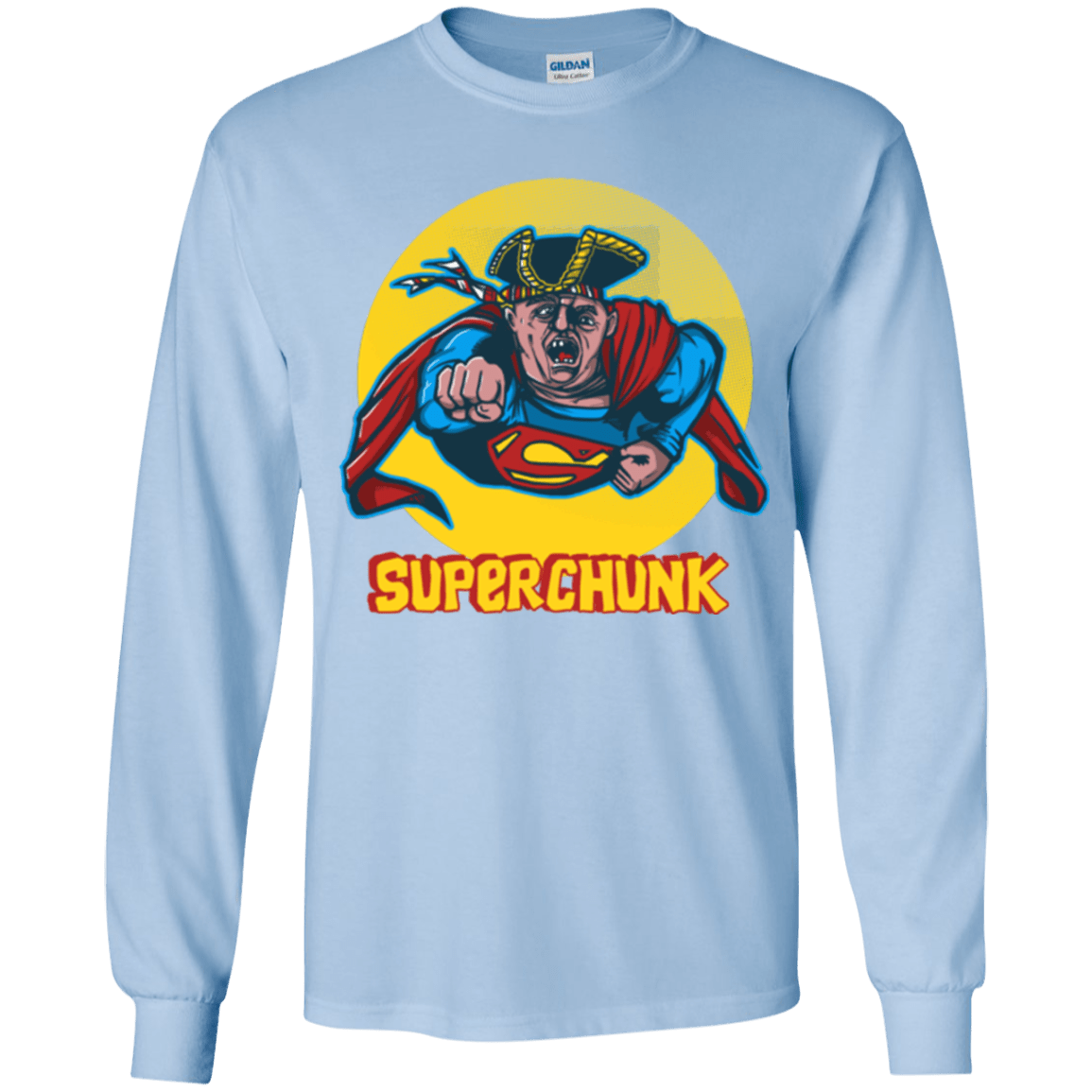 T-Shirts Light Blue / YS Super Chunk Youth Long Sleeve T-Shirt