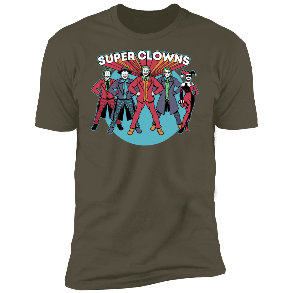 T-Shirts Military Green / S Super Clowns Men's Premium T-Shirt