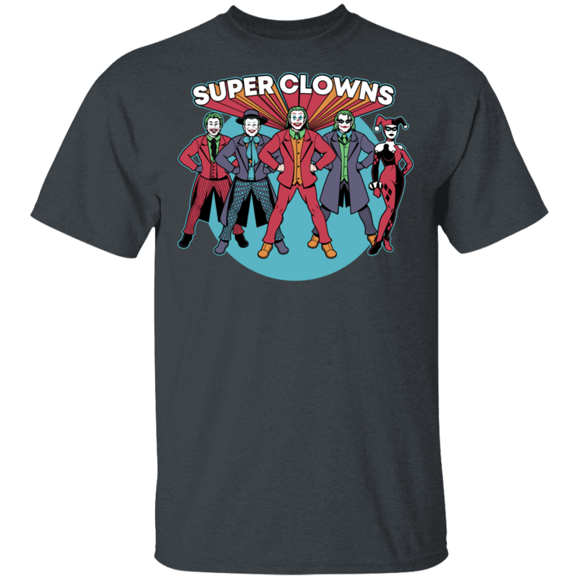 T-Shirts Dark Heather / S Super Clowns T-Shirt