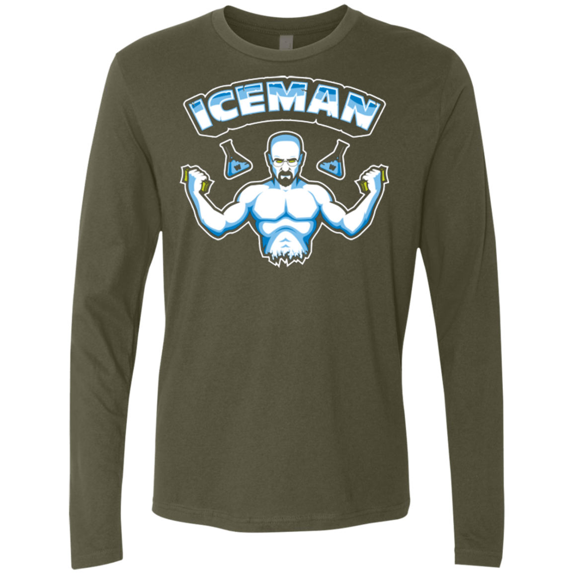 T-Shirts Military Green / Small Super Cook Men's Premium Long Sleeve