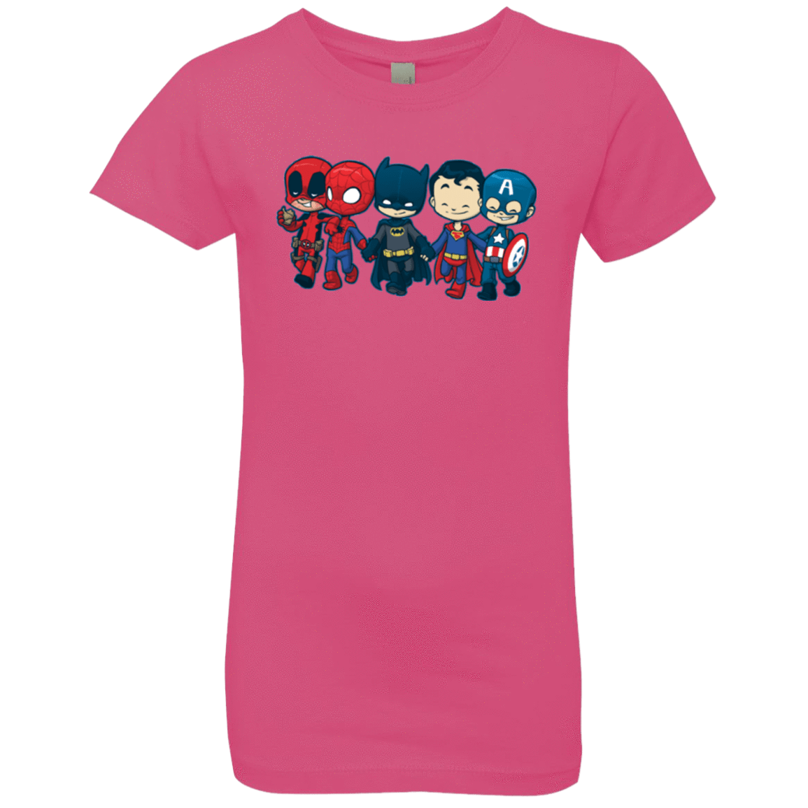 T-Shirts Hot Pink / YXS Super Cross Over Bros Girls Premium T-Shirt