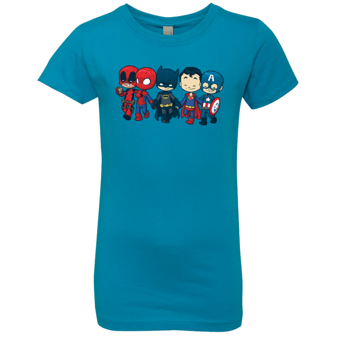 T-Shirts Turquoise / YXS Super Cross Over Bros Girls Premium T-Shirt