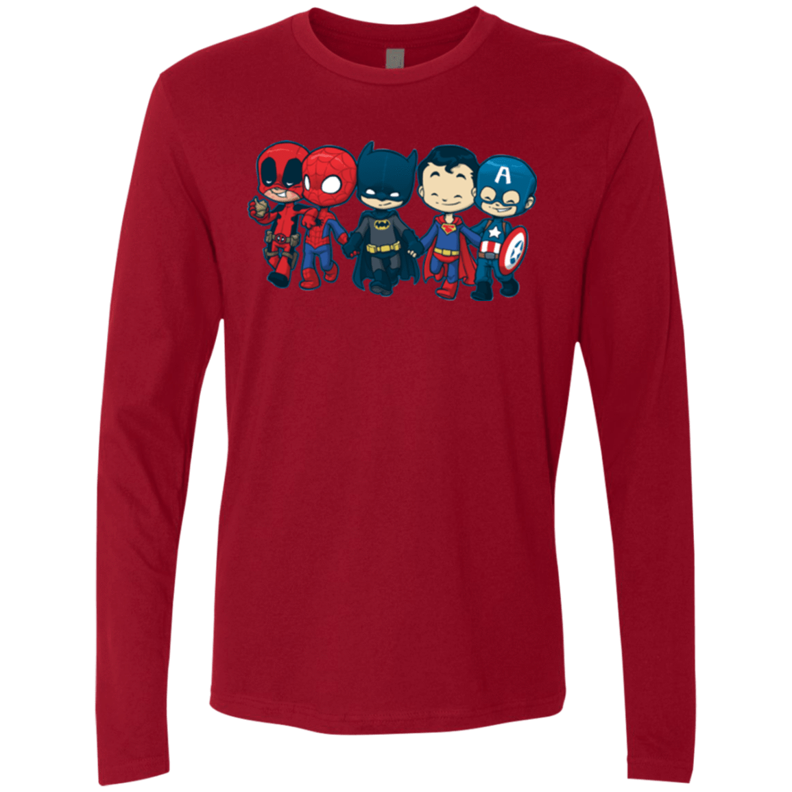 T-Shirts Cardinal / Small Super Cross Over Bros Men's Premium Long Sleeve