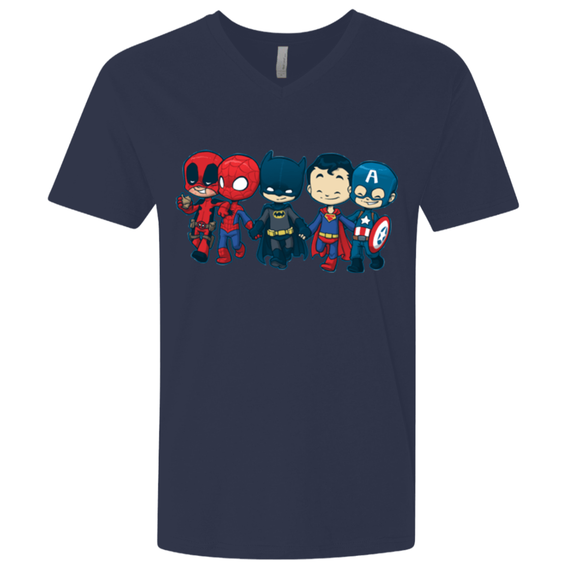 T-Shirts Midnight Navy / X-Small Super Cross Over Bros Men's Premium V-Neck