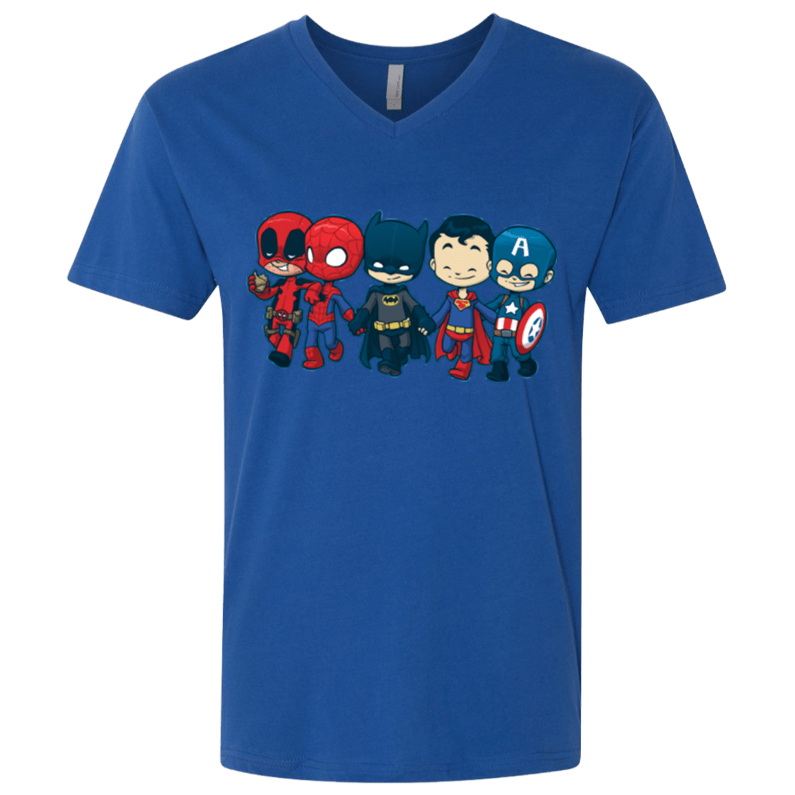 T-Shirts Royal / X-Small Super Cross Over Bros Men's Premium V-Neck