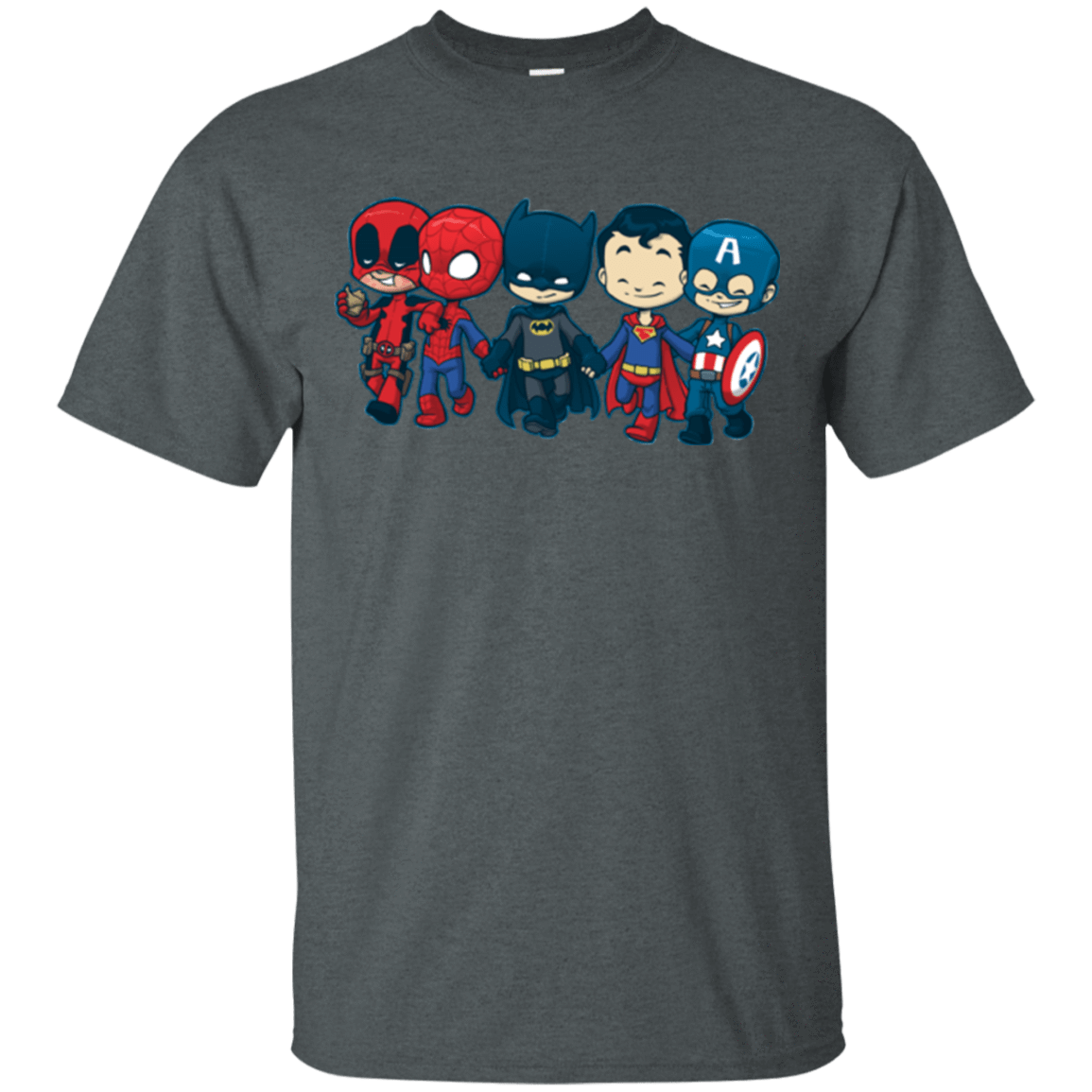 T-Shirts Dark Heather / Small Super Cross Over Bros T-Shirt