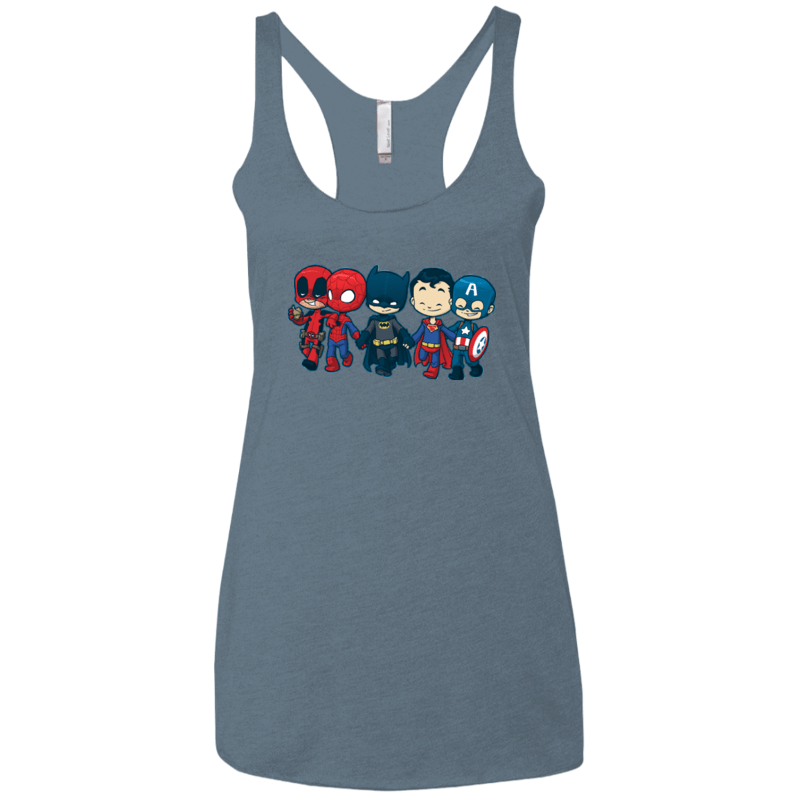 T-Shirts Indigo / X-Small Super Cross Over Bros Women's Triblend Racerback Tank