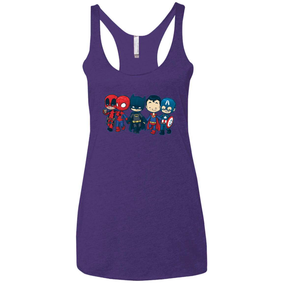 T-Shirts Purple / X-Small Super Cross Over Bros Women's Triblend Racerback Tank