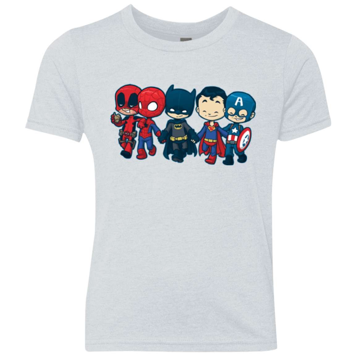 T-Shirts Heather White / YXS Super Cross Over Bros Youth Triblend T-Shirt