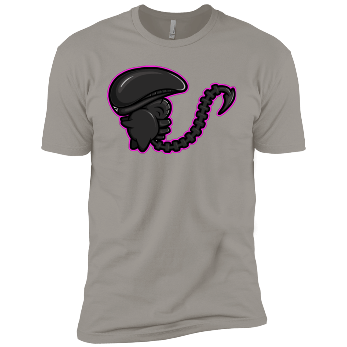 T-Shirts Light Grey / YXS Super Cute Alien Boys Premium T-Shirt