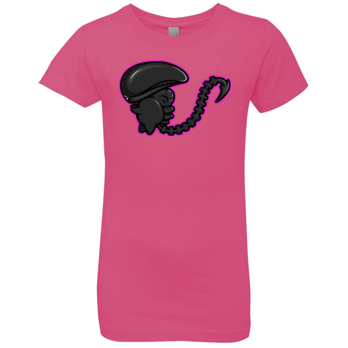 T-Shirts Hot Pink / YXS Super Cute Alien Girls Premium T-Shirt