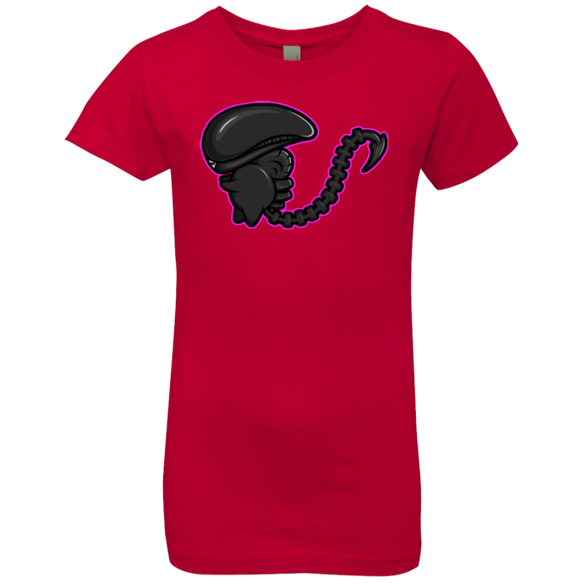 T-Shirts Red / YXS Super Cute Alien Girls Premium T-Shirt