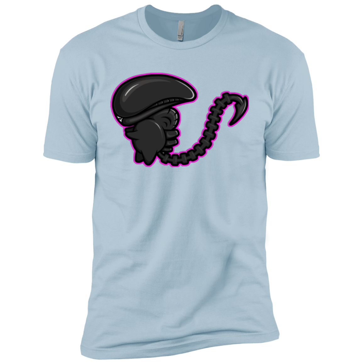 T-Shirts Light Blue / X-Small Super Cute Alien Men's Premium T-Shirt