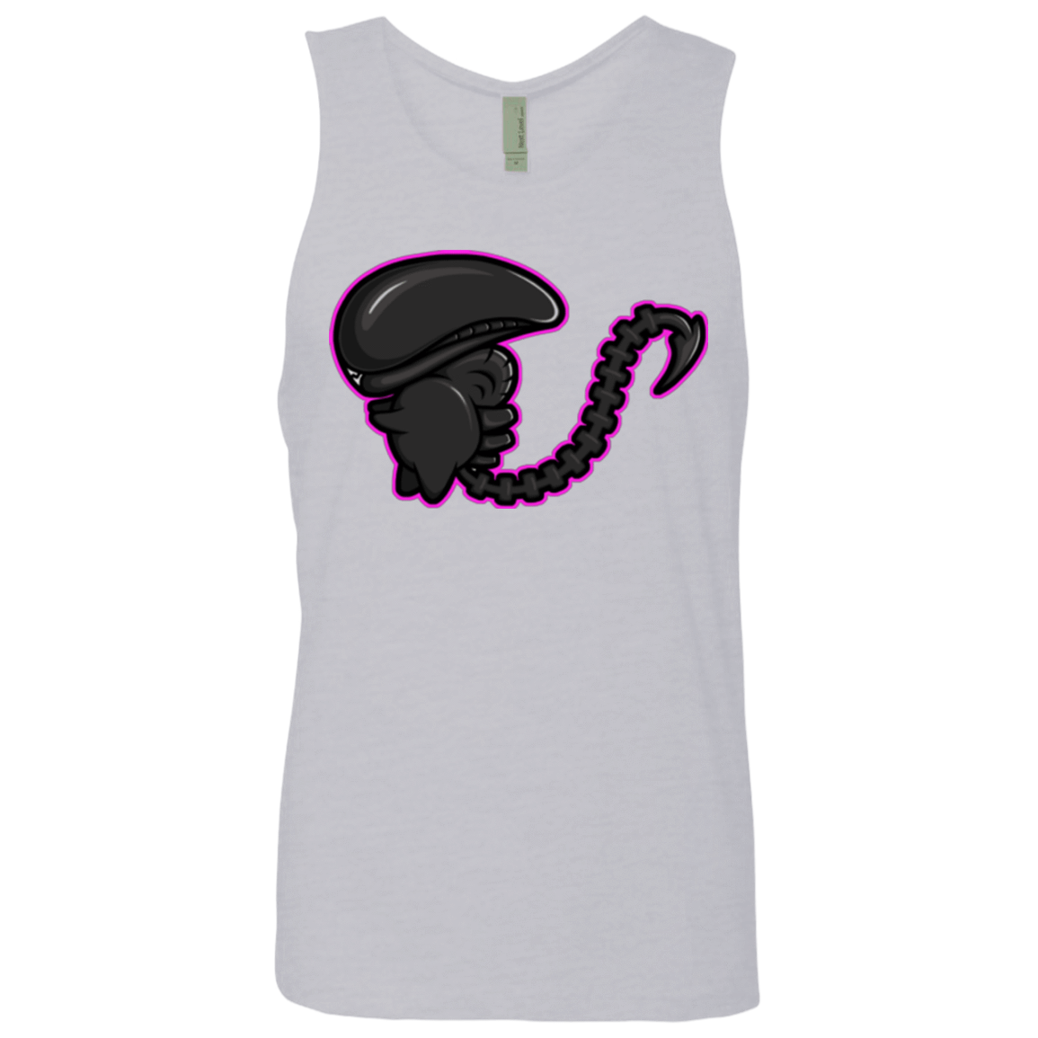 T-Shirts Heather Grey / Small Super Cute Alien Men's Premium Tank Top