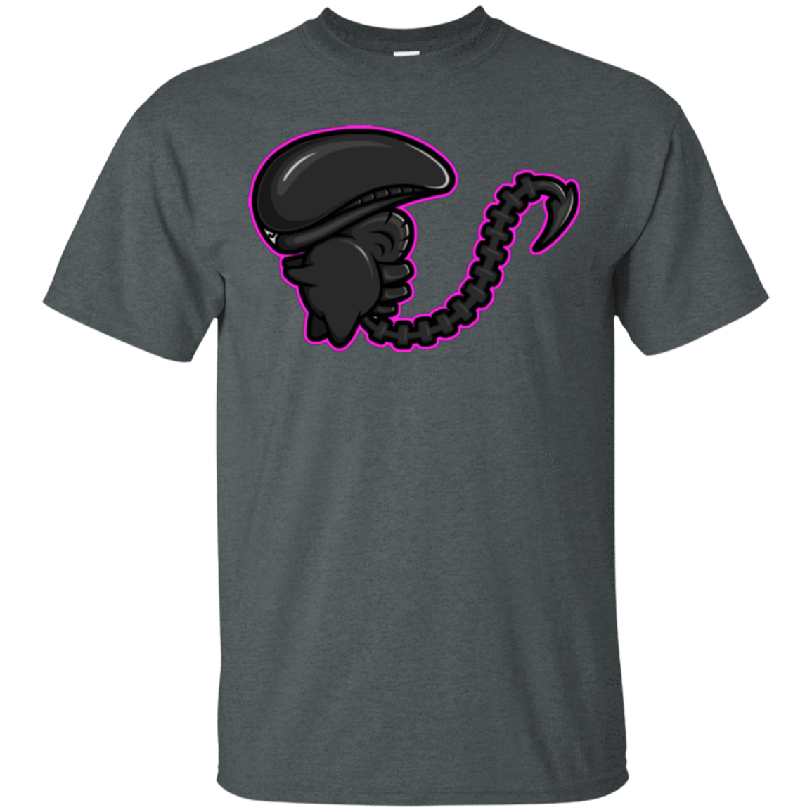 T-Shirts Dark Heather / Small Super Cute Alien T-Shirt