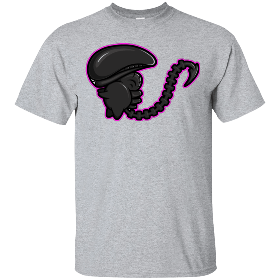 T-Shirts Sport Grey / Small Super Cute Alien T-Shirt