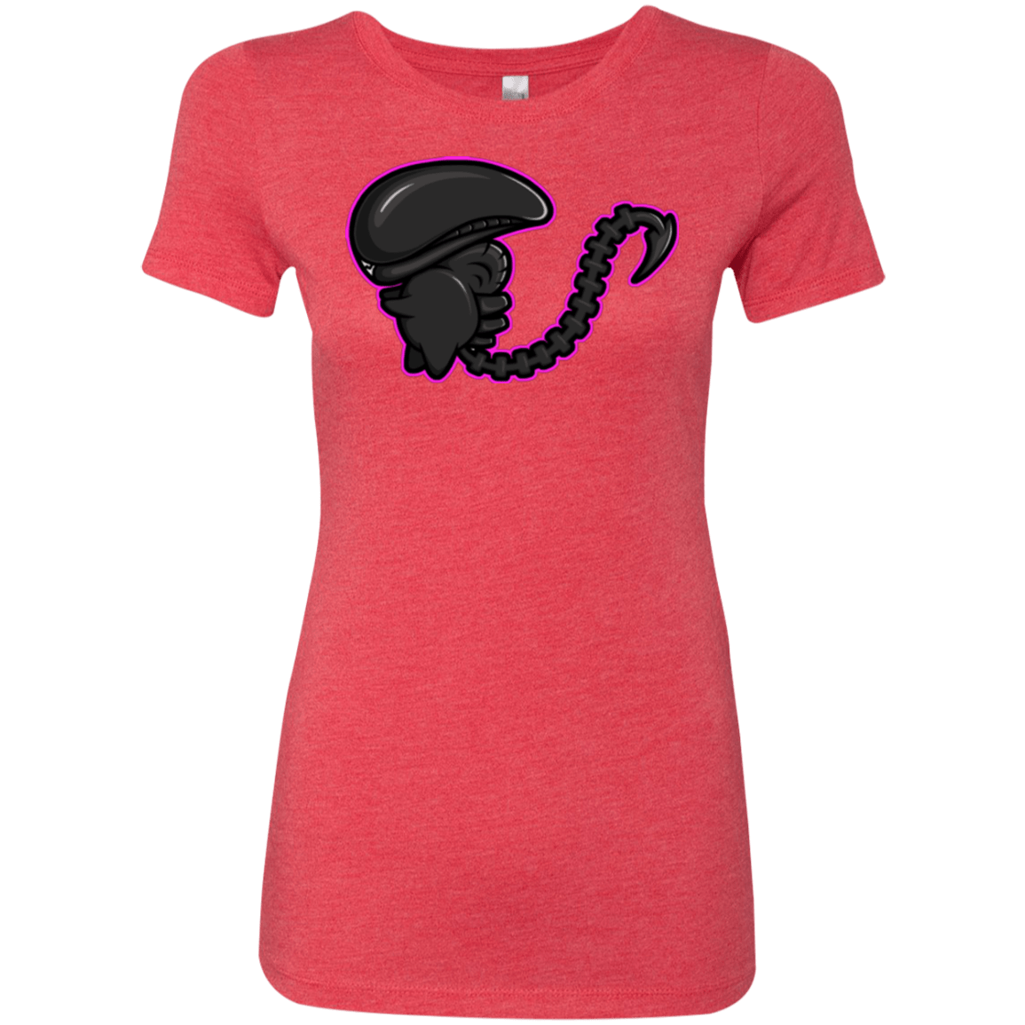 T-Shirts Vintage Red / Small Super Cute Alien Women's Triblend T-Shirt