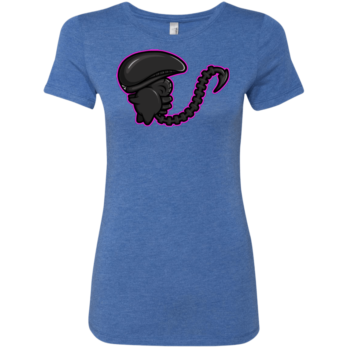 T-Shirts Vintage Royal / Small Super Cute Alien Women's Triblend T-Shirt