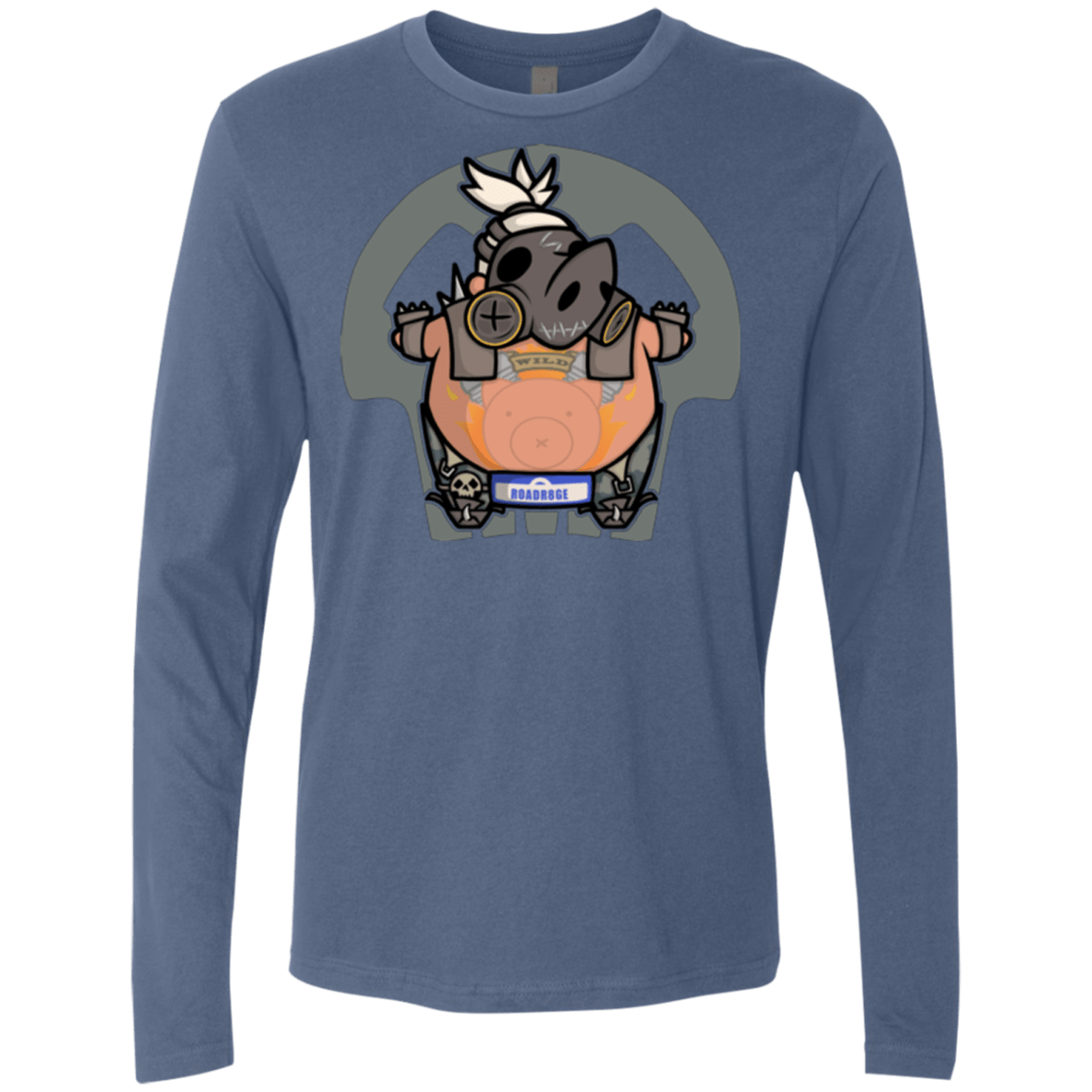 T-Shirts Indigo / Small Super Cute Hog Men's Premium Long Sleeve