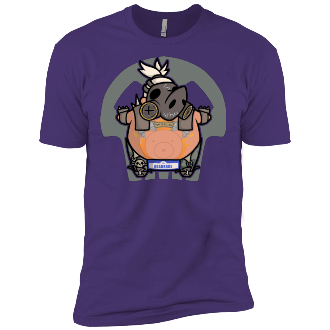 T-Shirts Purple / X-Small Super Cute Hog Men's Premium T-Shirt