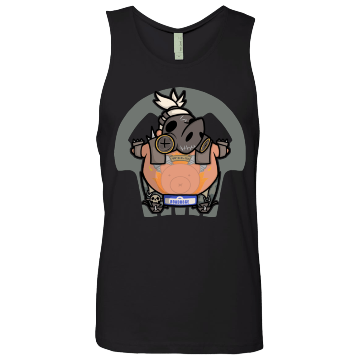 T-Shirts Black / Small Super Cute Hog Men's Premium Tank Top