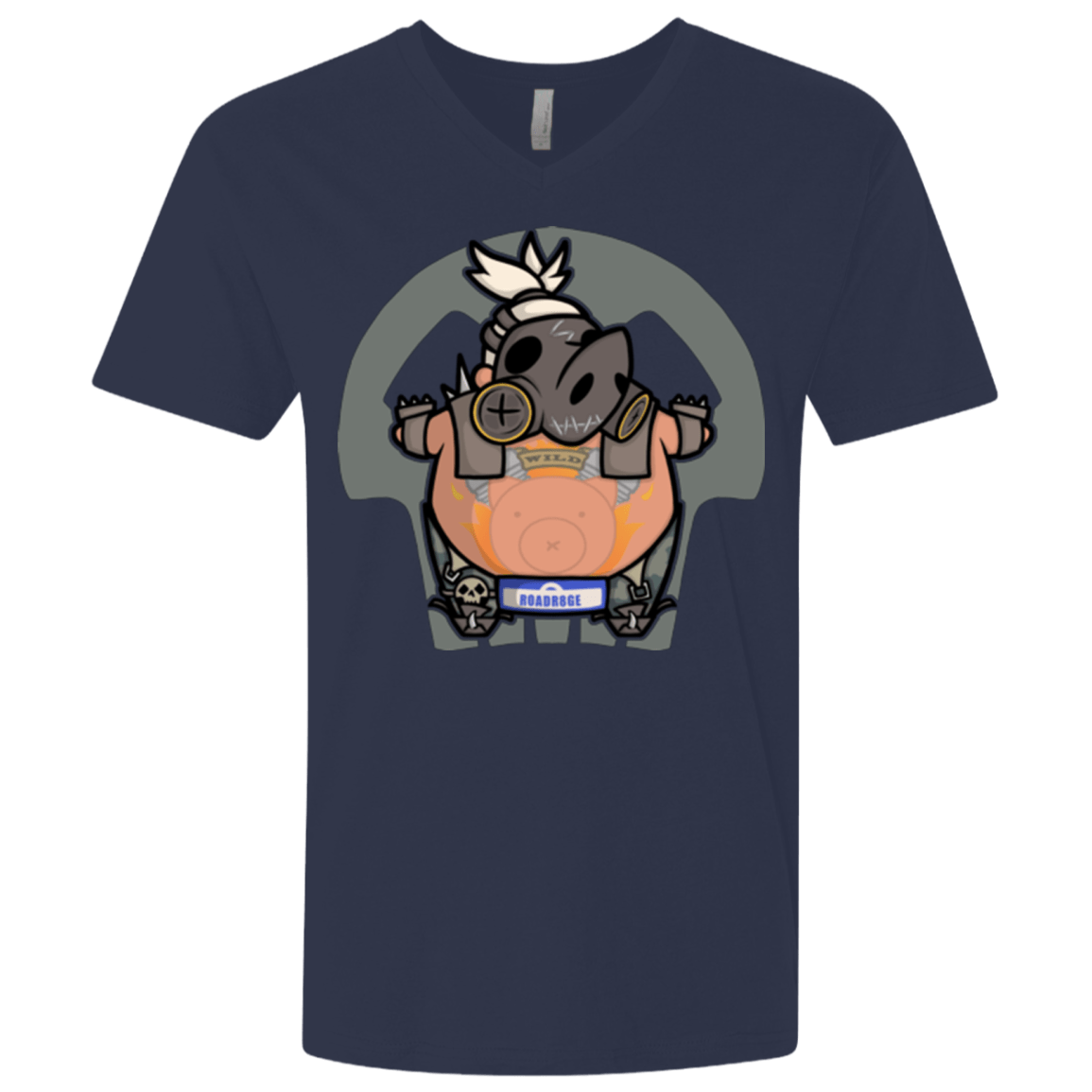 T-Shirts Midnight Navy / X-Small Super Cute Hog Men's Premium V-Neck