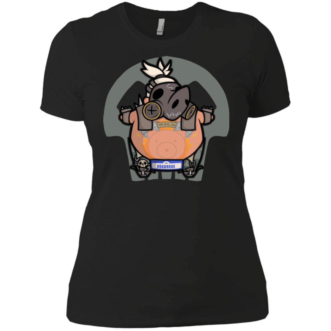 T-Shirts Black / X-Small Super Cute Hog Women's Premium T-Shirt