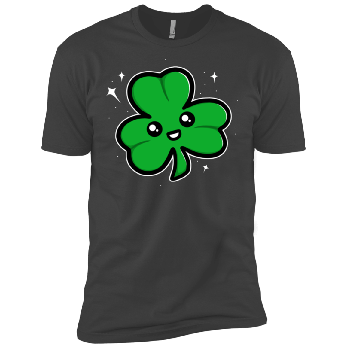 T-Shirts Heavy Metal / X-Small Super Cute Shamrock Men's Premium T-Shirt