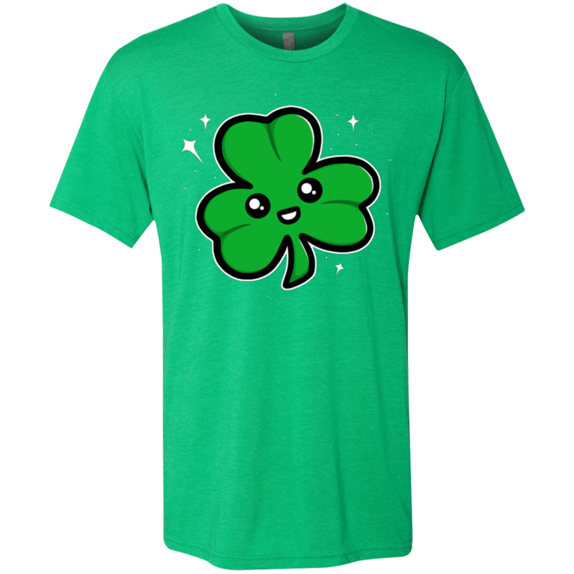 T-Shirts Envy / Small Super Cute Shamrock Men's Triblend T-Shirt