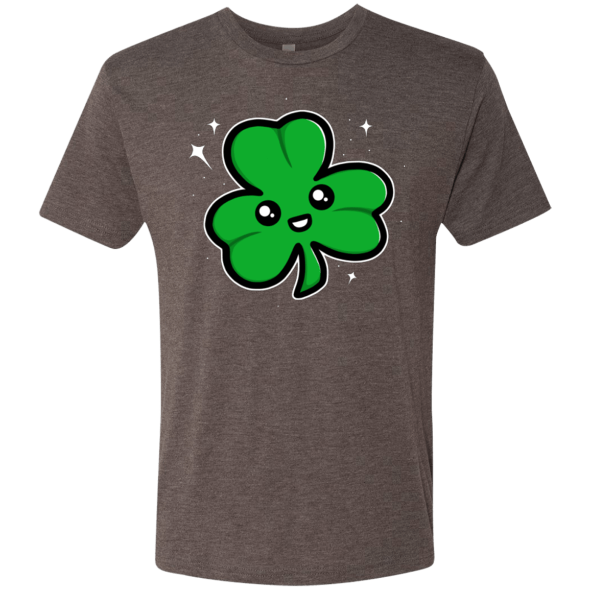 T-Shirts Macchiato / Small Super Cute Shamrock Men's Triblend T-Shirt