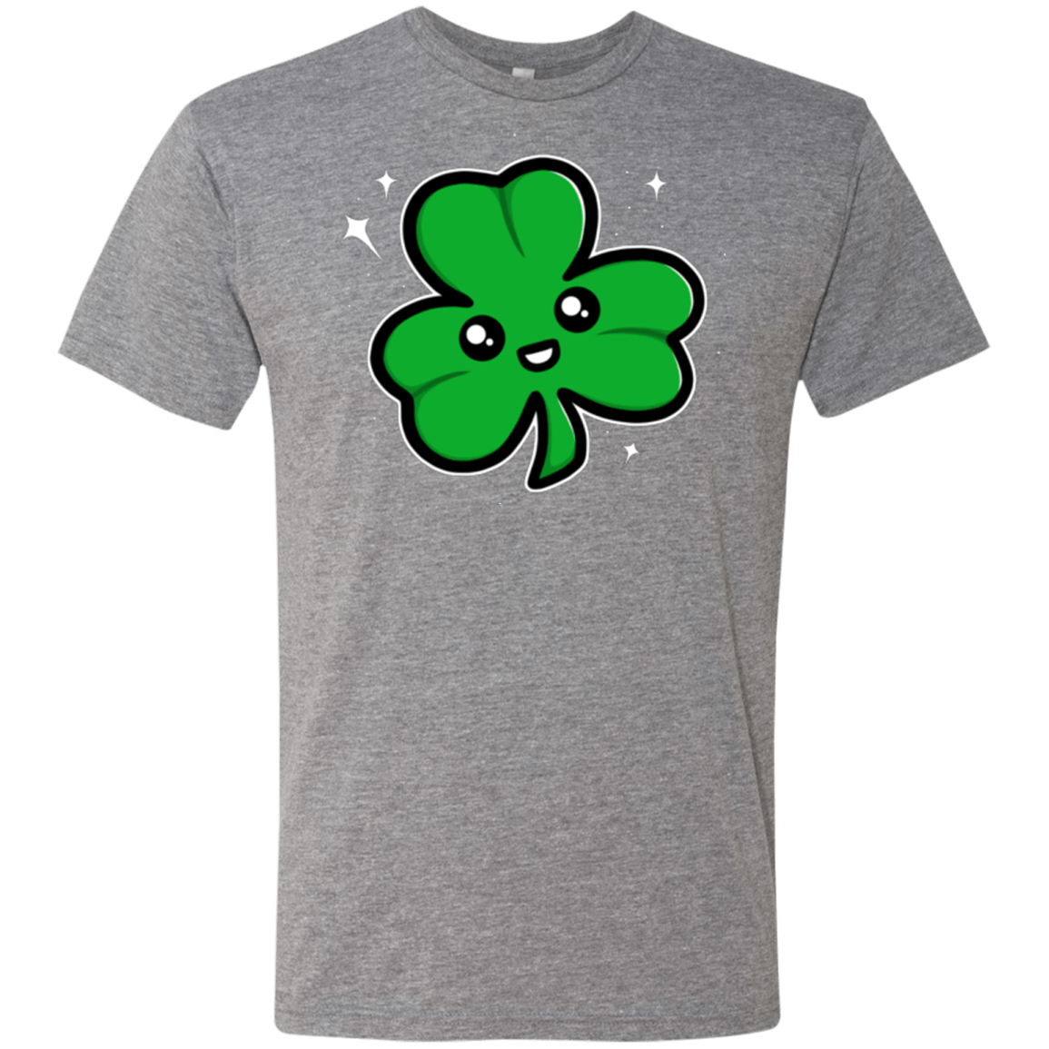 T-Shirts Premium Heather / Small Super Cute Shamrock Men's Triblend T-Shirt