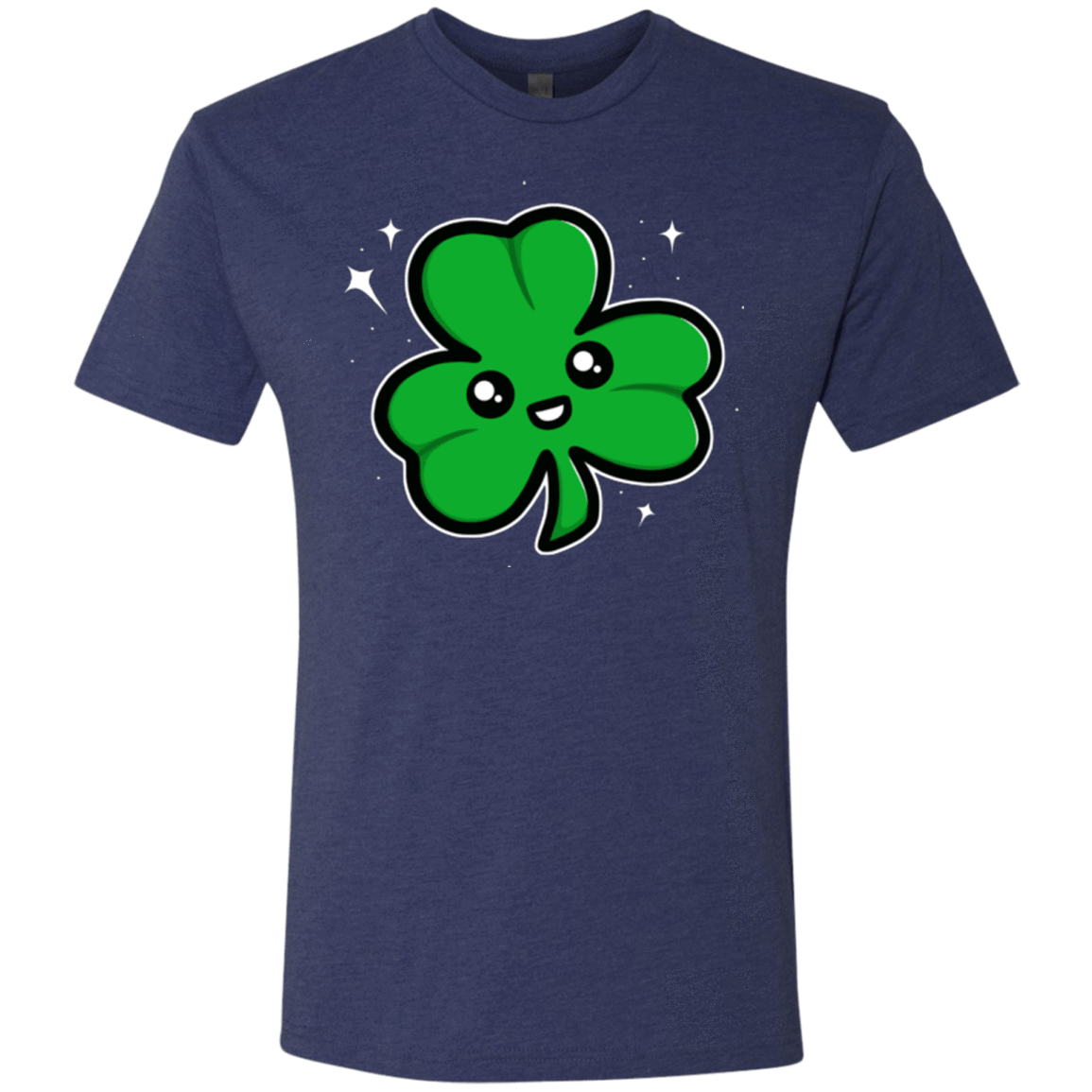 T-Shirts Vintage Navy / Small Super Cute Shamrock Men's Triblend T-Shirt