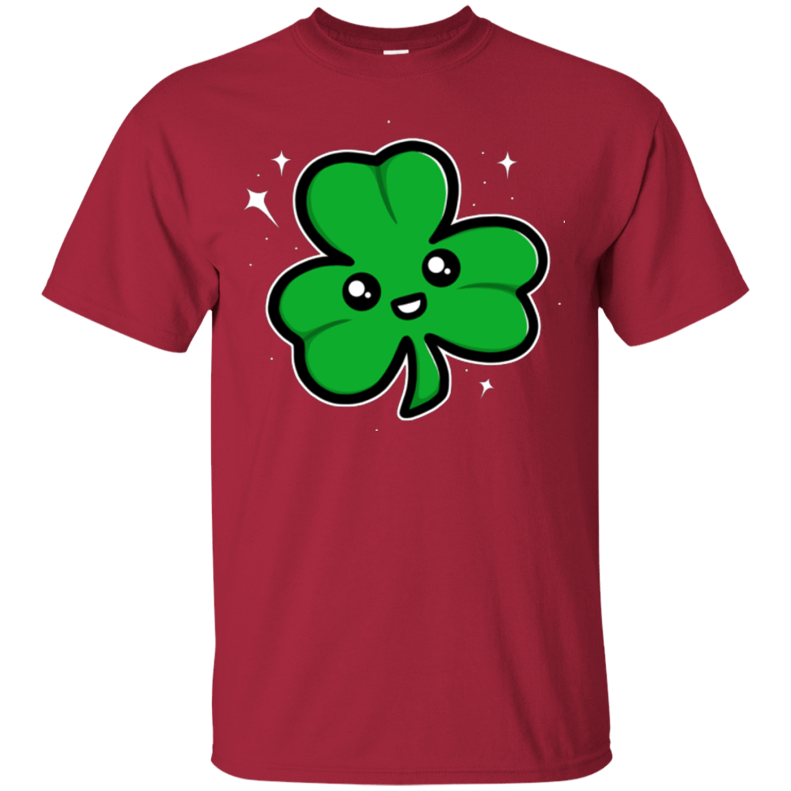 T-Shirts Cardinal / Small Super Cute Shamrock T-Shirt