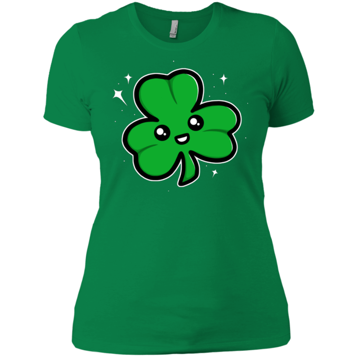 T-Shirts Kelly Green / X-Small Super Cute Shamrock Women's Premium T-Shirt